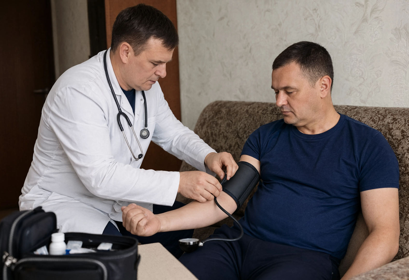 Медицинский персонал в клинике